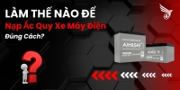 Làm Thế Nào Để Nạp Ắc Quy Xe Máy Điện Đúng Cách?