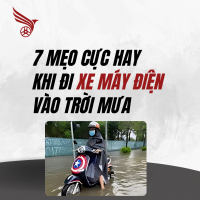 7 Mẹo Cực Hay Khi Đi Xe Máy Điện Vào Trời Mưa