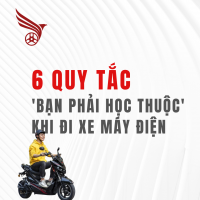 6 Quy Tắc 'Bạn Phải Học Thuộc' Khi Đi Xe Máy Điện